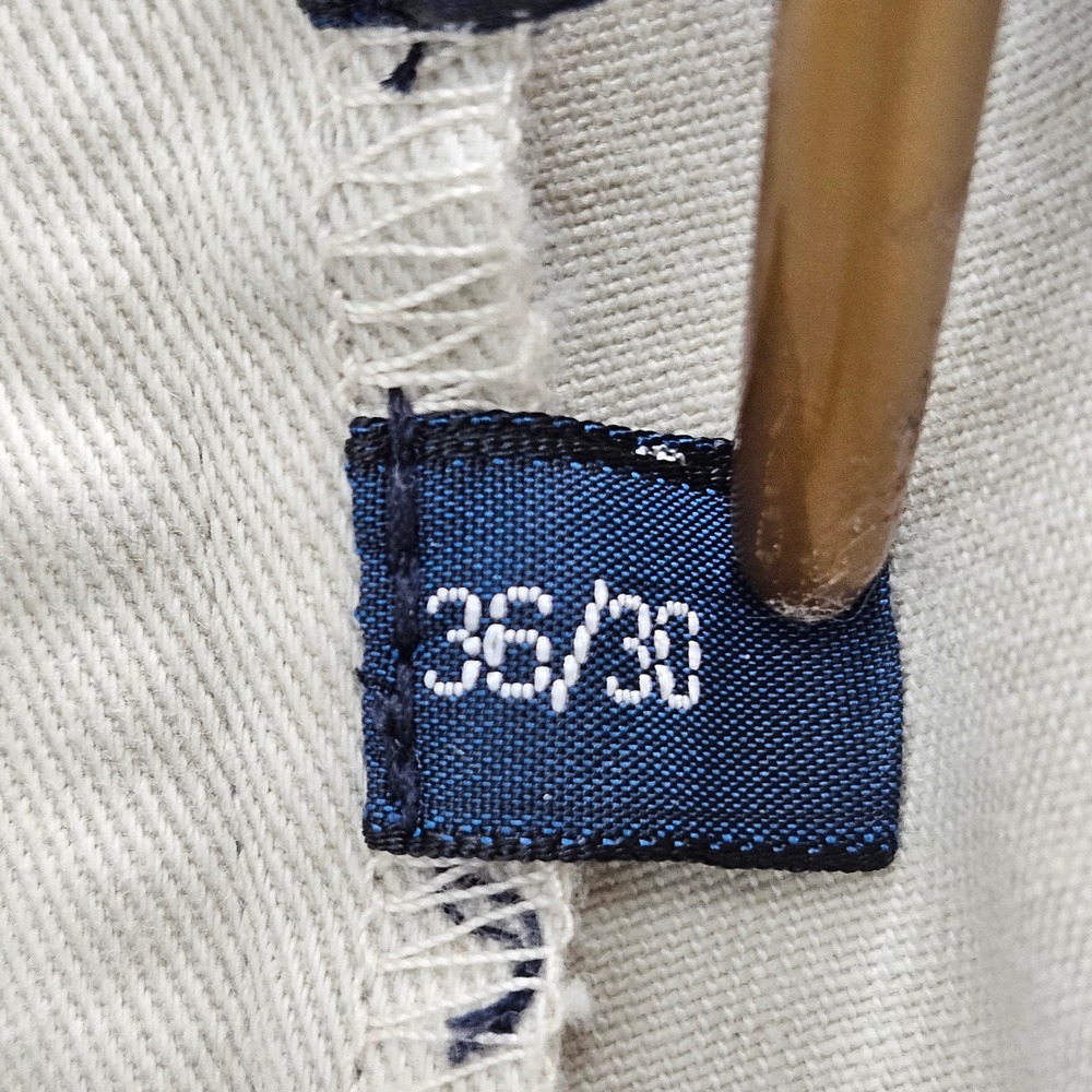 Polo Ralph Lauren Andrew Pant Mens 36x30 Tan Khaki Pleated Chino Cotton Trousers - Picture 5 of 11